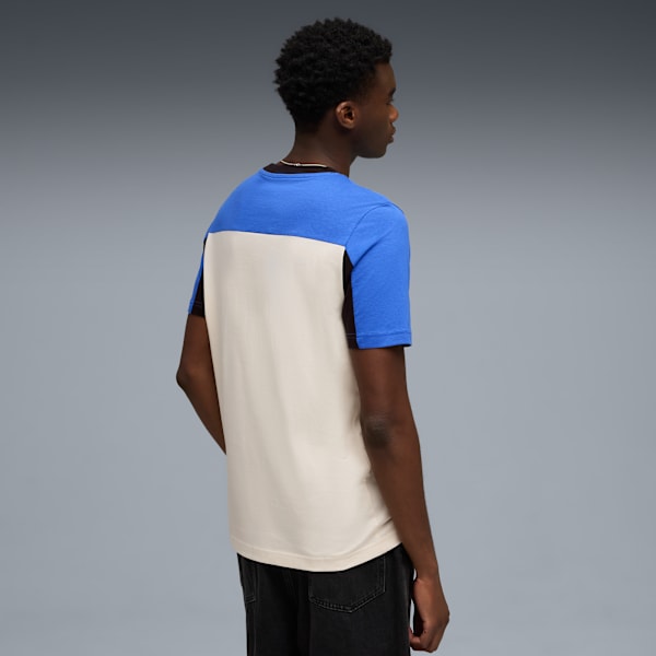 ESS TRIPLE BLOCK Tee Men, Mountain Blue, extralarge