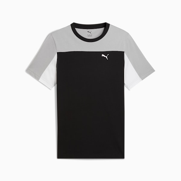 ESS TRIPLE BLOCK Tee Men, Gray Echo, extralarge