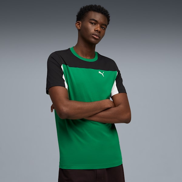 ESS TRIPLE BLOCK Tee Men, Archive Green, extralarge