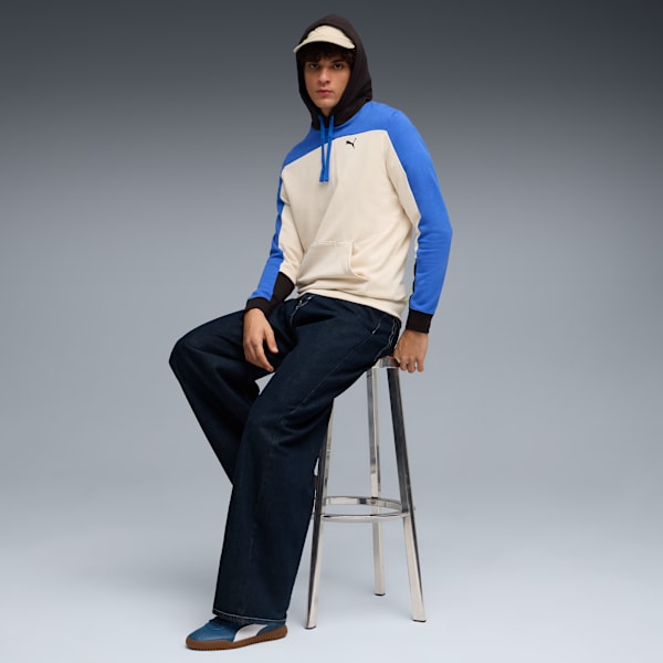 Essentials Triple Block Hoodie Men, Alpine Snow, extralarge