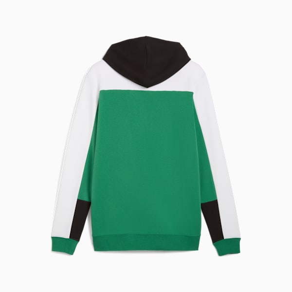 Sudadera con capucha Essentials Triple Block para hombre, Archive Green, extralarge