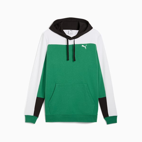 Essentials Triple Block Hoodie Men, Archive Green, extralarge