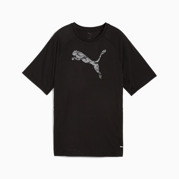 EVOSTRIPE Women's Relaxed Fit Tee, PUMA Black, extralarge-IND