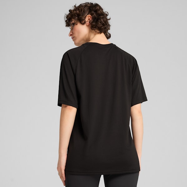 EVOSTRIPE Women's Relaxed Fit Tee, PUMA Black, extralarge-IND