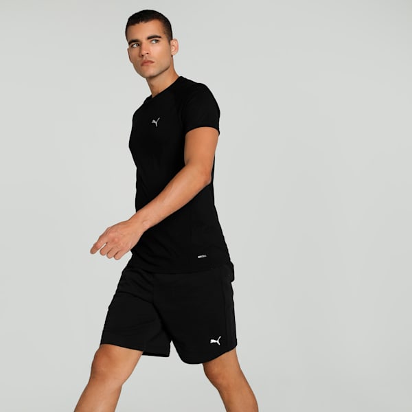 EVOSTRIPE Men's Slim Fit Tee, PUMA Black, extralarge-IND