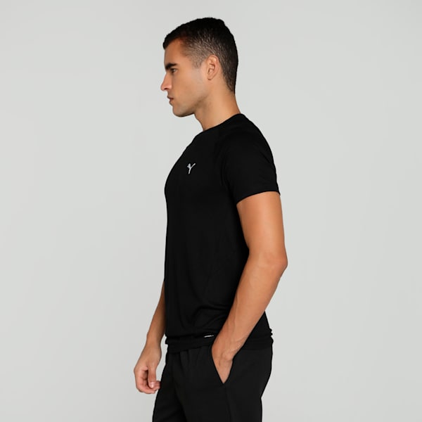 EVOSTRIPE Men's Slim Fit Tee, PUMA Black, extralarge-IND