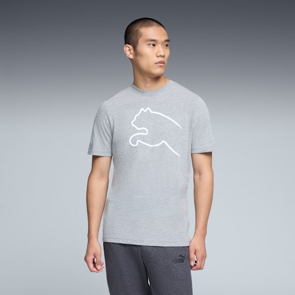 Graphics Gradient Men's Tee, Medium Gray Heather, extralarge