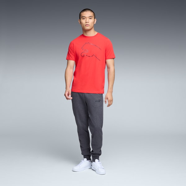 Graphics Gradient Men's Tee, For All Time Red, extralarge