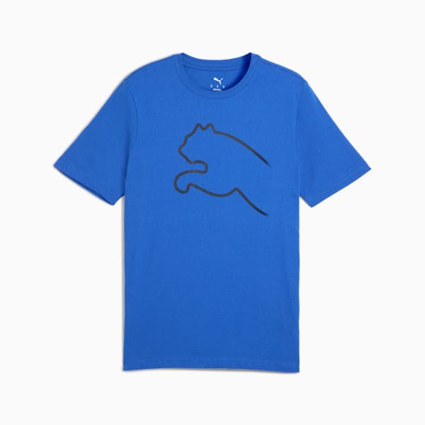 T-shirt à motif dégradé graphique Homme, Mountain Blue, extralarge