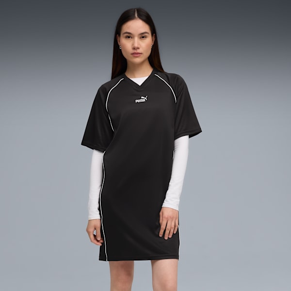 Robe en jersey graphique Essentials Femme, PUMA Black, extralarge