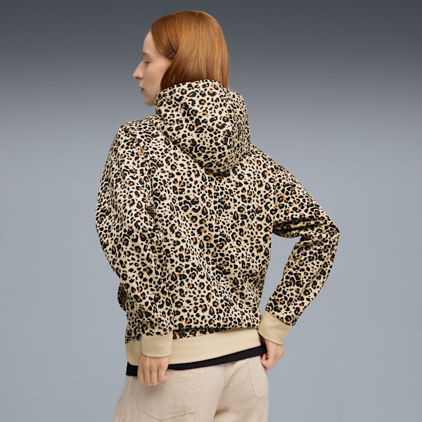 ESS GRAPHIC Animal Hoodie Women, Toasted Almond, extralarge