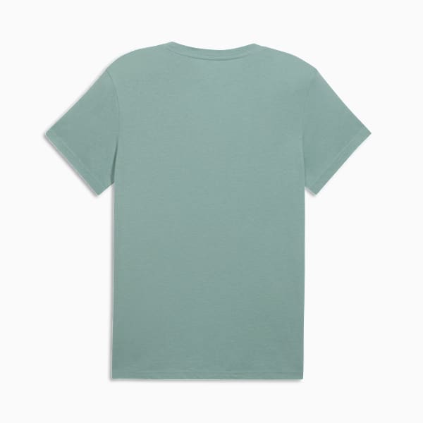 Essentials Script V-Neck Tee Women, Light Moss, extralarge