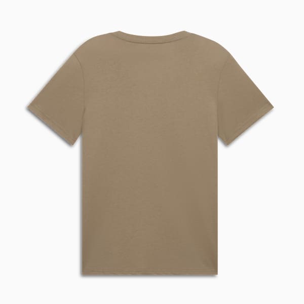 Essentials Script V-Neck Tee Women, Ice Coffee, extralarge
