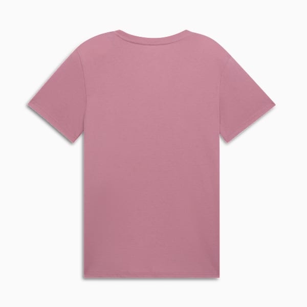 Essentials Script V-Neck Tee Women, Poised Pink, extralarge