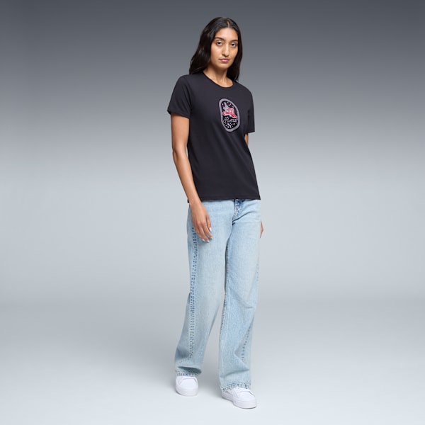 Graphic Western Tee Women, PUMA Black, extralarge