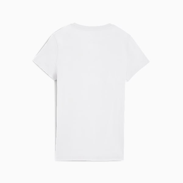 Graphic Varsity Tee Women, PUMA White, extralarge