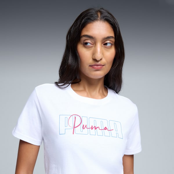 GRAPHIC Logo Tee Women, PUMA White, extralarge