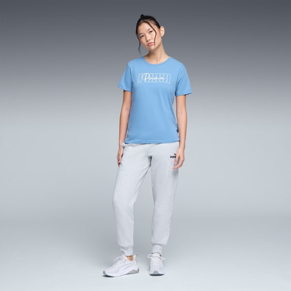 GRAPHIC Logo Tee Women, Cool Blue, extralarge