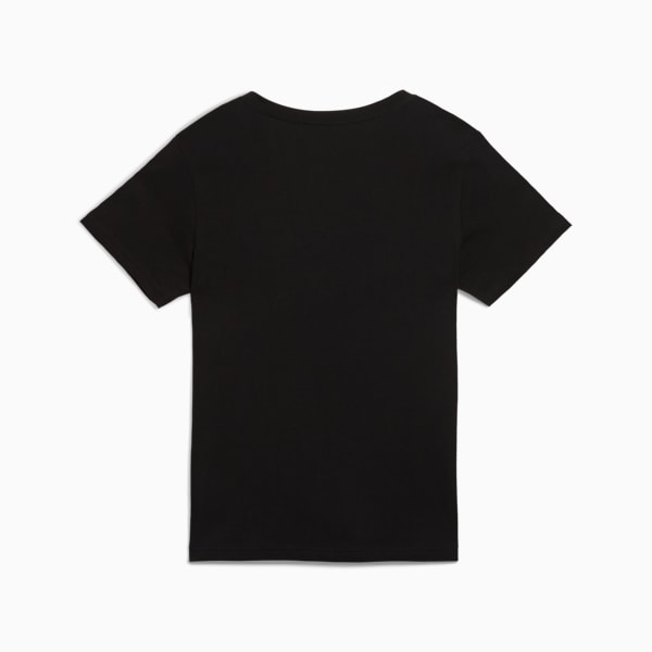 ESS METALLIC V-Neck Tee Women, PUMA Black, extralarge