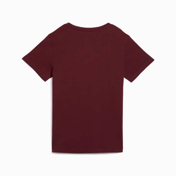 ESS METALLIC V-Neck Tee Women, Ruby Shimmer, extralarge