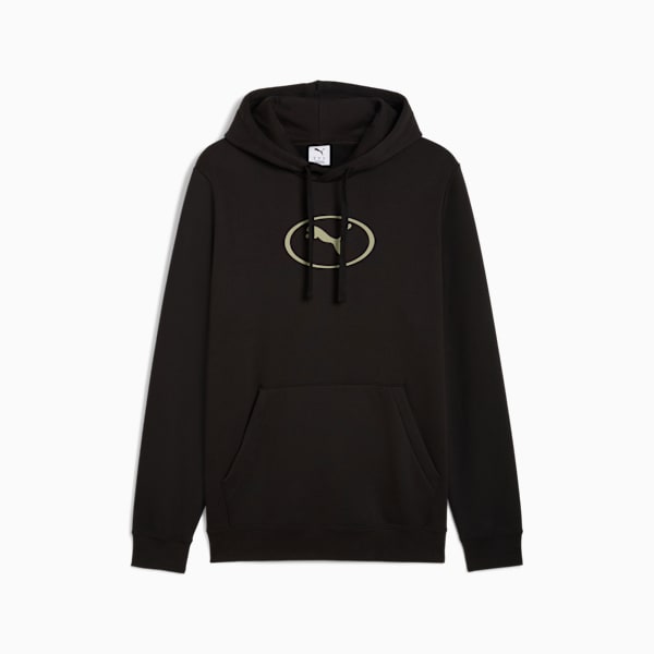 PUMA SPORT Graphic Hoodie Men, PUMA Black, extralarge