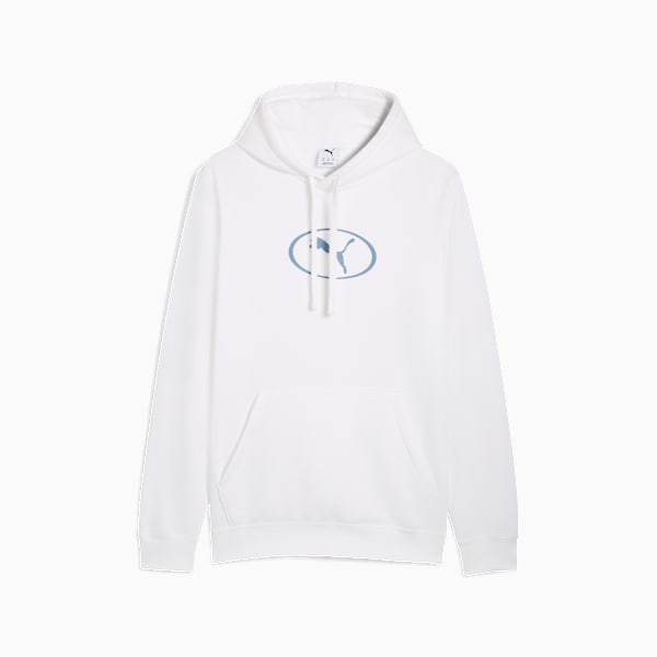 PUMA SPORT Graphic Hoodie Men, PUMA White, extralarge