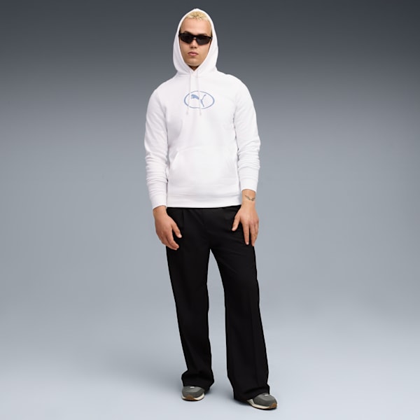 PUMA SPORT Graphic Hoodie Men, PUMA White, extralarge