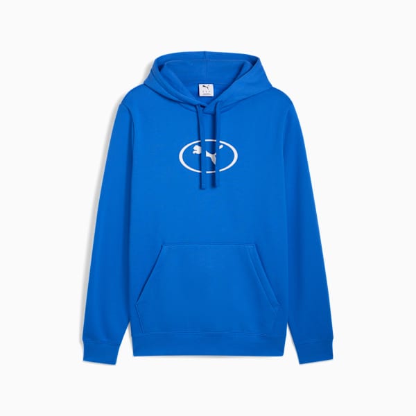 PUMA SPORT Graphic Hoodie Men, Mountain Blue, extralarge