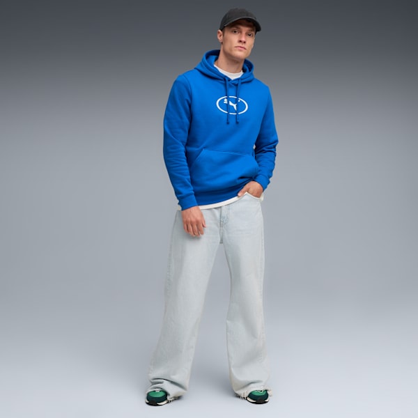 PUMA SPORT Graphic Hoodie Men, Mountain Blue, extralarge