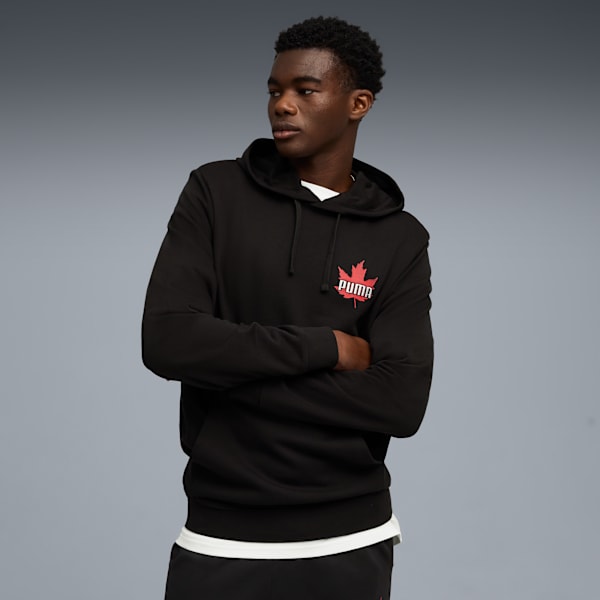 GRAPHIC Canada Hoodie Men, PUMA Black, extralarge