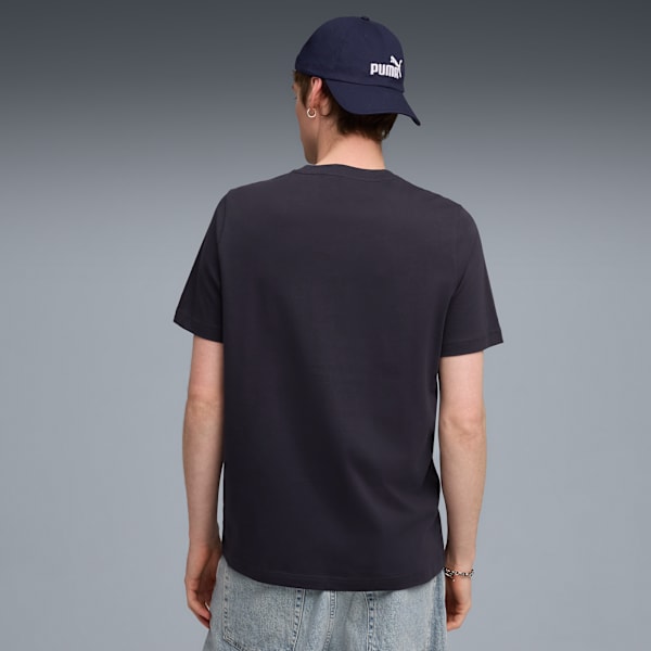 Graphic Varsity Tee Men, New Navy, extralarge