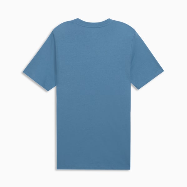 Graphic Varsity Tee Men, Cool Blue, extralarge