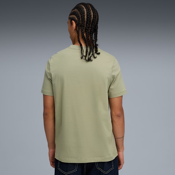 Graphic Varsity Tee Men, Lux Army, extralarge