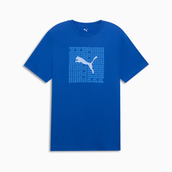 Graphic Box Tee US Men, Mountain Blue, extralarge