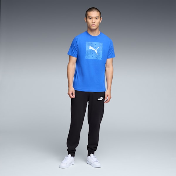 Graphic Box Tee US Men, Mountain Blue, extralarge