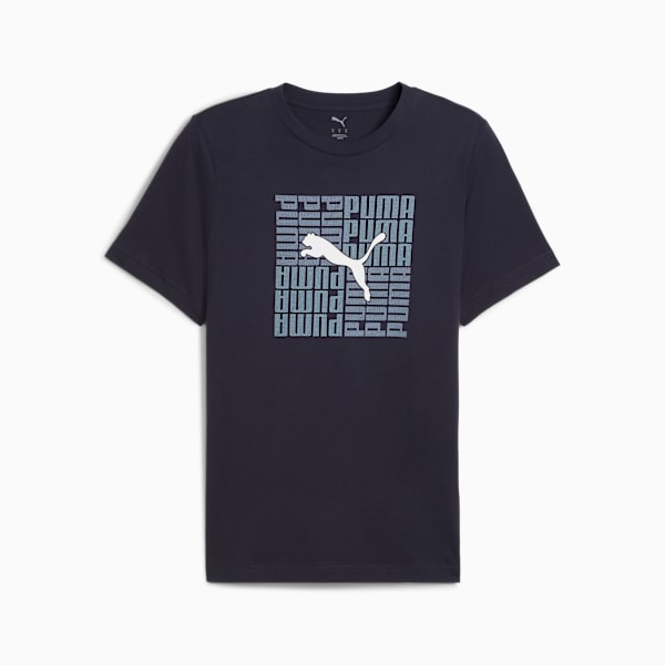 Graphic Box Tee US Men, New Navy, extralarge