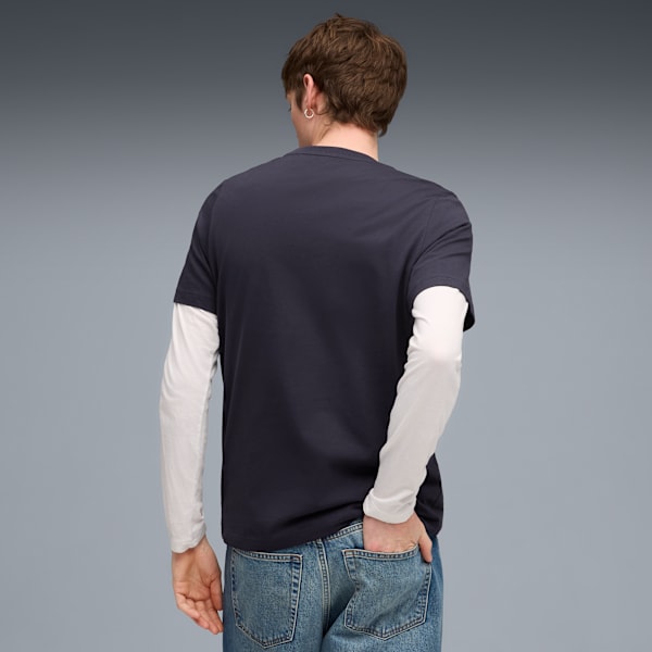 Graphic Box Tee US Men, New Navy, extralarge