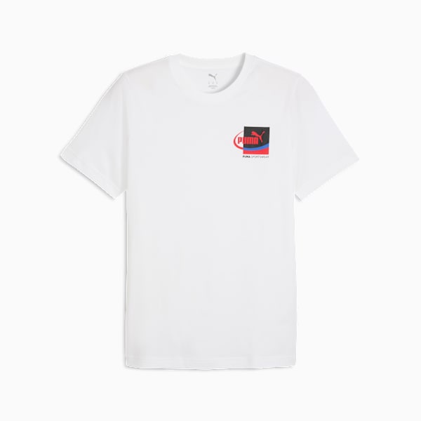 Graphic Small Box Tee US Men, PUMA White, extralarge