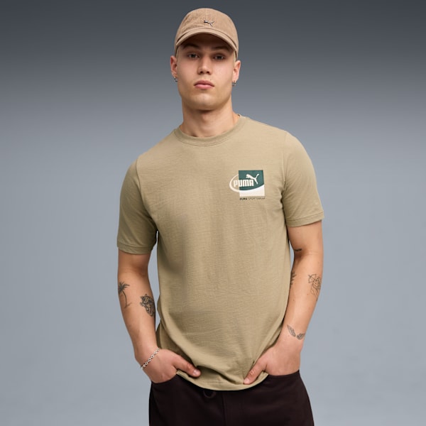 Graphic Small Box Tee US Men, Ice Coffee, extralarge