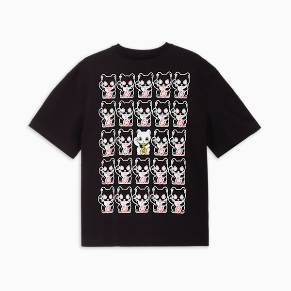 メンズ スーベニア マネキネコ 半袖 Tシャツ, PUMA Black, extralarge-JPN