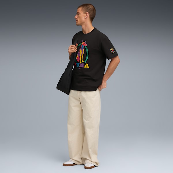 ESS DDM Graphics Tee Men, PUMA Black, extralarge
