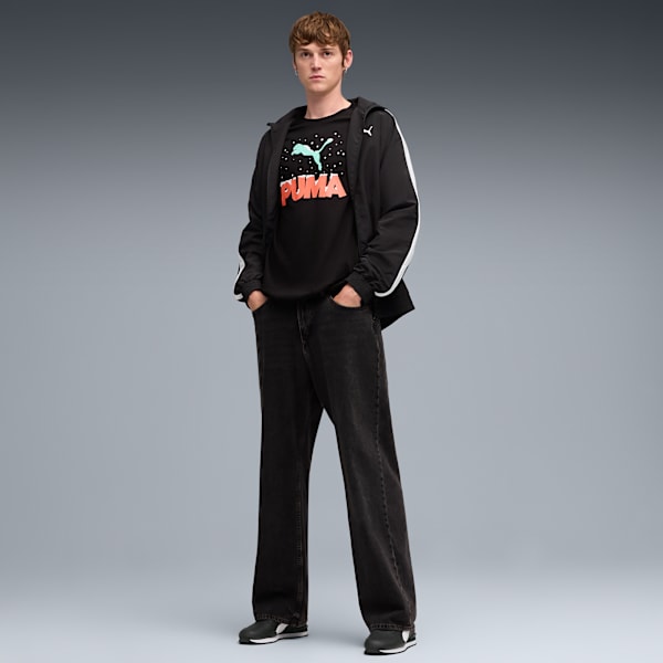 Playera Holiday para hombre, PUMA Black, extralarge
