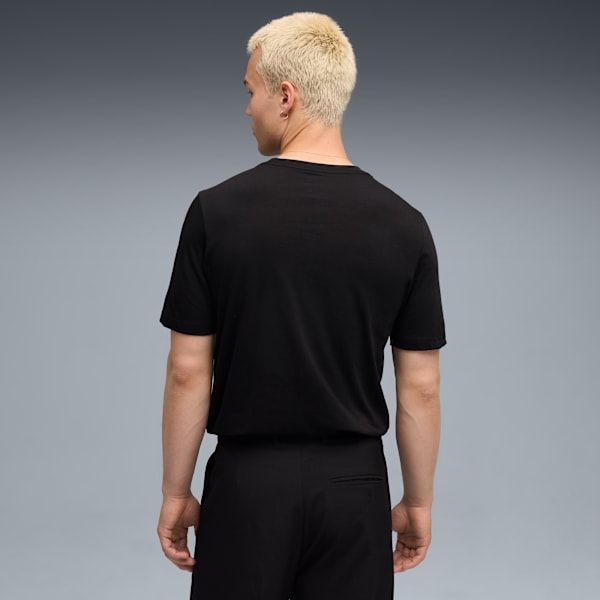 Essentials Logo Lab Tee US Men, PUMA Black, extralarge
