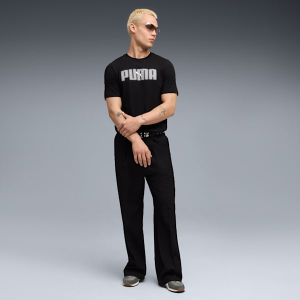Essentials Logo Lab Tee US Men, PUMA Black, extralarge
