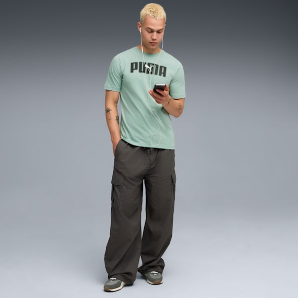 Essentials Logo Lab Tee US Men, Light Moss, extralarge
