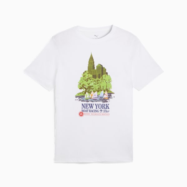 GRAPHICS NYC Boat Tee, PUMA White, extralarge