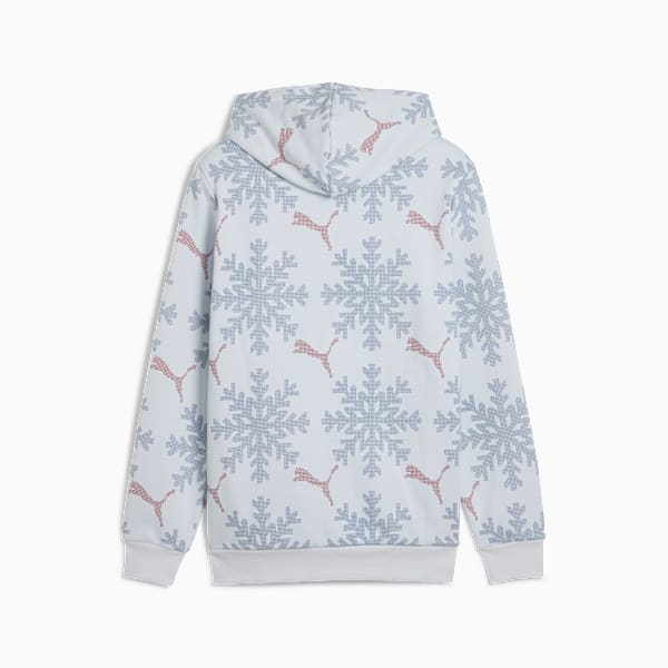 Chandail à capuchon des fêtes Essentials+ Logo Lab Homme, Silver Mist, extralarge