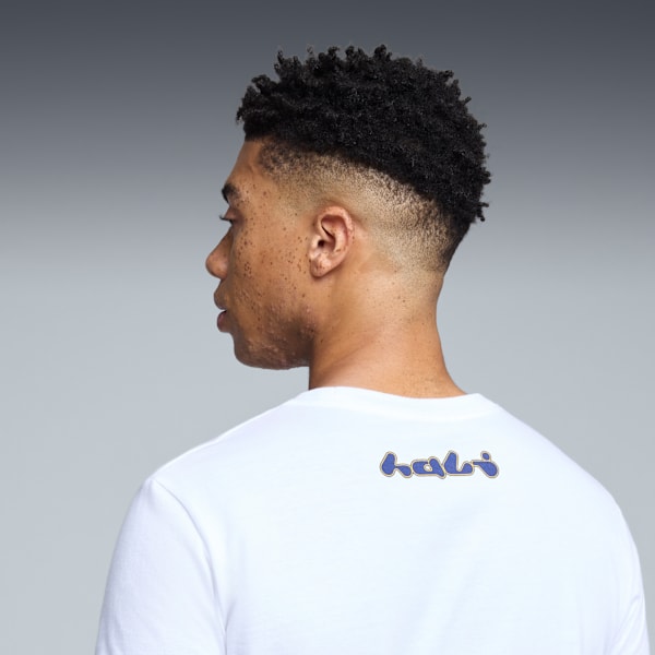 Tyrese Haliburton Overrate That Men's Tee, PUMA White, extralarge