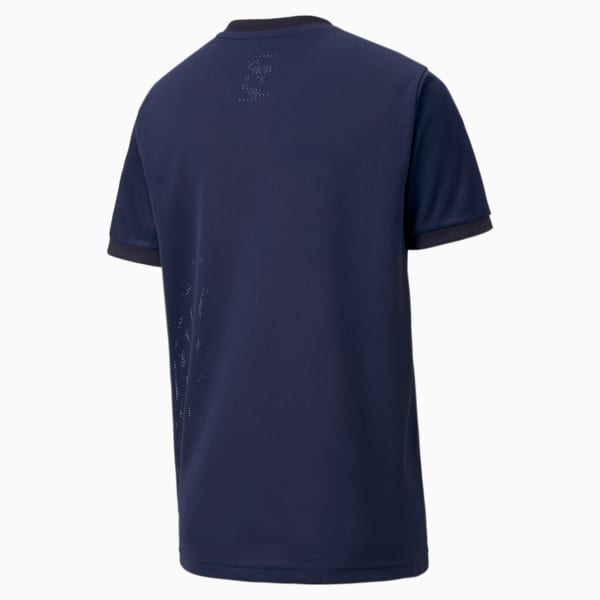 Camiseta de fútbol teamGOAL para niño, Peacoat-Puma New Navy