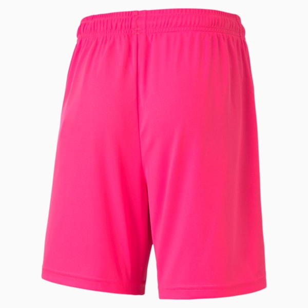 Shorts de punto GOAL para niño, Fluo Pink-Puma Black